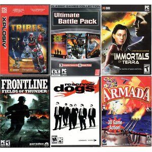 6 PC Games Lot1 - FACTORY SEALED!